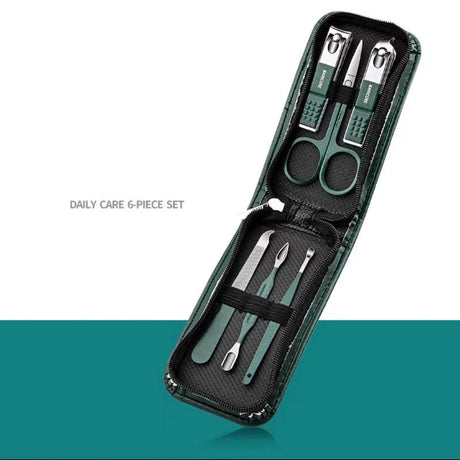 Stainless steel portable nail care, 6 pcs.