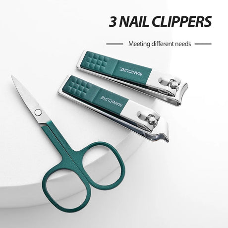 Stainless steel portable nail care, 6 pcs.