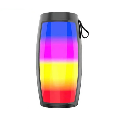 Black LED lights speaker.
