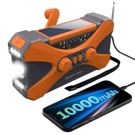 Orange solar radio.