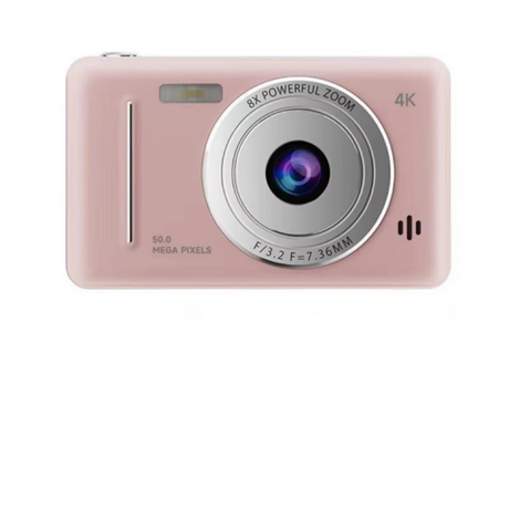 Retro Pocket Digital Camera Pink.