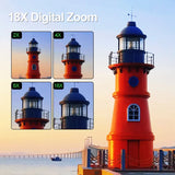 Digital Camera with 3.0 Flip Screen White