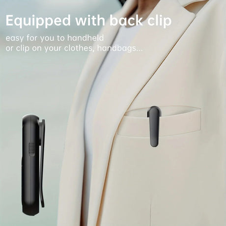 Rechargeable pocket radio, lightweight.