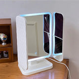 Trifold LED Makeup Mirror Beauty Lights