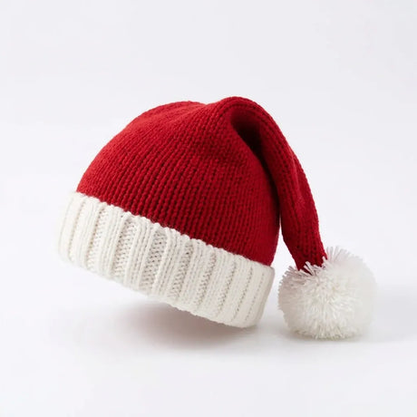 Trendbay Kids’ Christmas Knitted Beanie Hat with Cute Pom Pom.