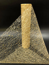 Trendbay Champagne Gold Sequin Tulle Table Runner 30cm × 5Yards