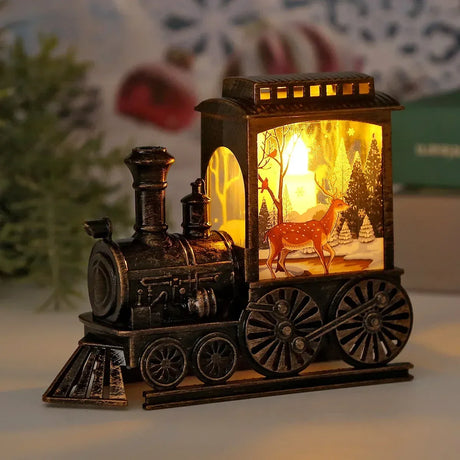 Trendbay Vintage Train LED Night Light Battery-Powered Mini Train.