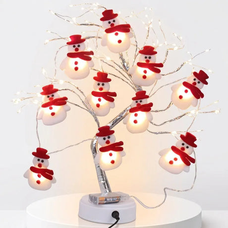 Trendbay LED Christmas Snowman String Lights 3m Plush Snowman Fairy.