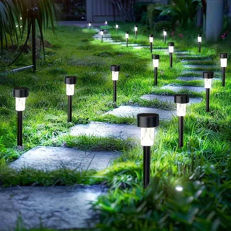 10-Pack Solar Garden Pathway Lights 31.5cm.