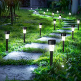 10-Pack Solar Garden Pathway Lights 31.5cm.