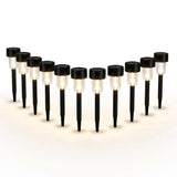 10-Pack Solar Garden Pathway Lights 31.5cm.