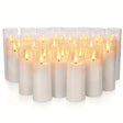 Flameless LED Candle Set Flickering Flame Effect 24pcs.