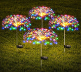 4Pack Solar Firework String Lights 360 Colorful LEDs.