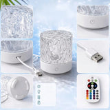 RGB Water Ripple Night Light with Remote Control.