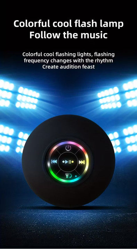 Portable Wireless Speaker with Suction Cup.