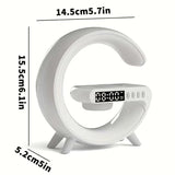 Wireless Bluetooth Speaker with RGB Light & Alarm