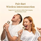 Mini Karaoke Machine with Wireless Microphones