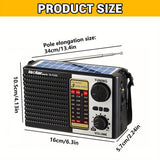 Solar Portable Radio with Digital Speaker