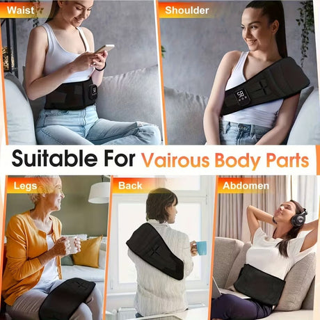 Rechargeable massager belt USB, cordless.