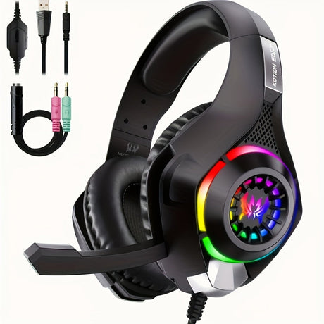 Gaming Headset PC PS4 PS5 Xbox RGB.