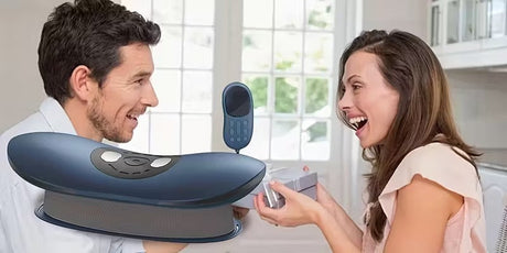 Electric lumbar massager.