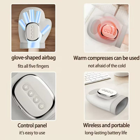 NNETM smart hand massager, rechargeable.
