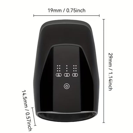 Ergonomic hand massager.