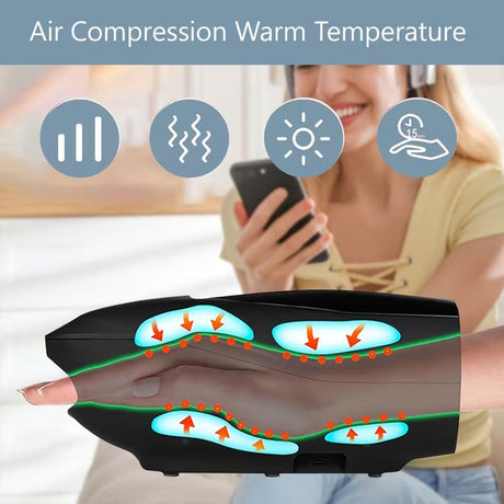 Ergonomic hand massager.
