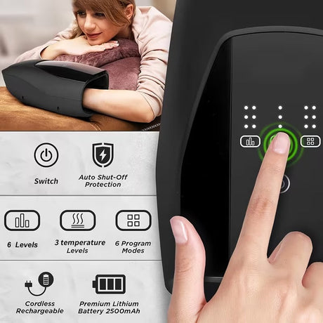 Ergonomic hand massager.