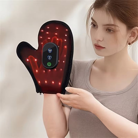 Heated hand vibration massager, lightweight.
