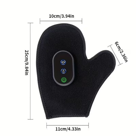 Heated hand vibration massager, lightweight.