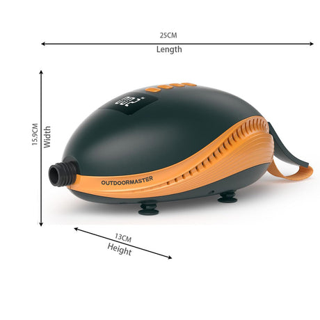 Electric SUP pump, lightweight.