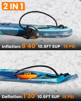 OutdoorMaster Shark inflatable air pump, 12V.
