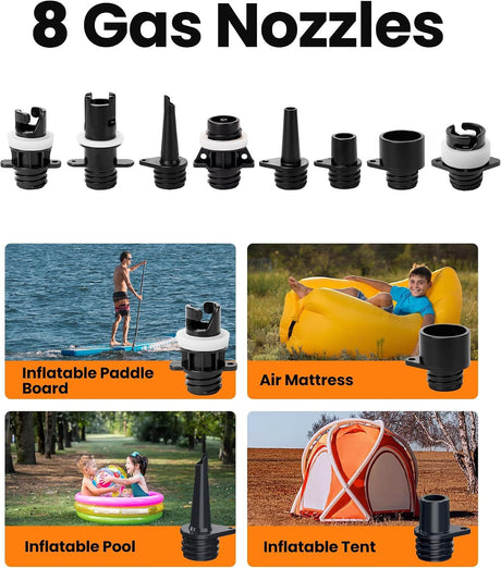 OutdoorMaster Shark inflatable air pump, 12V.