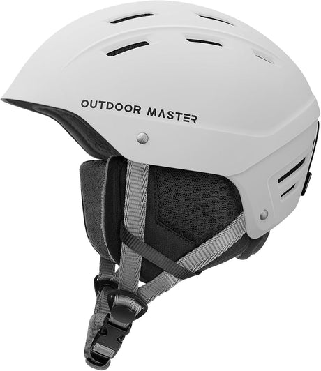 Adjustable snowboard helmet, breathable.