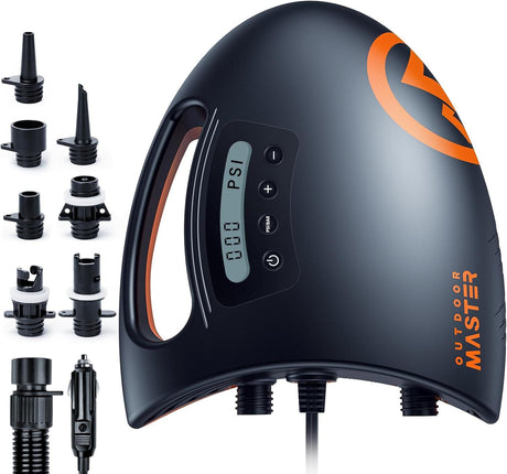 OutdoorMaster electric SUP pump, lightweight.