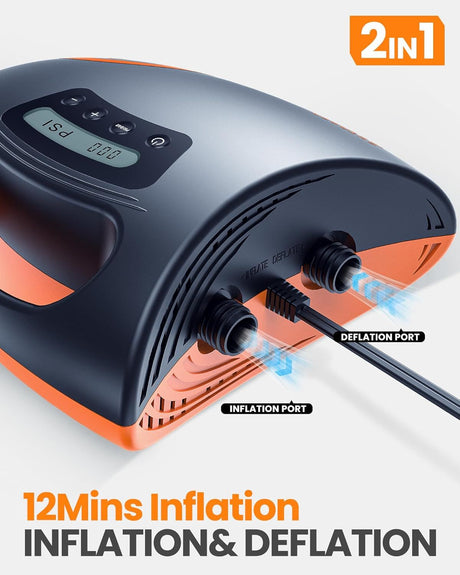 OutdoorMaster electric SUP pump, lightweight.