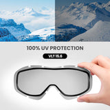 OutdoorMaster OTG Ski Goggles Over Glasses Ski/Snowboard Goggles for Men, Women & Youth 100% UV Protection-OM-5.
