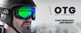 OutdoorMaster OTG Ski Goggles Over Glasses Ski/Snowboard Goggles for Men, Women & Youth 100% UV Protection-OM-5.