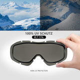OutdoorMaster OTG Ski Goggles - Over Glasses Ski/Snowboard Goggles for Men, Women & Youth - 100% UV Protection-01VLT 10％-OM-5