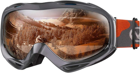 OutdoorMaster OTG Ski Goggles Over Glasses Ski/Snowboard Goggles for Men, Women & Youth 100% UV Protection-OM-5.