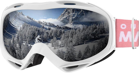 OutdoorMaster OTG Ski Goggles Over Glasses Ski/Snowboard Goggles for Men, Women & Youth 100% UV Protection-OM-5.