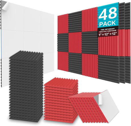 JBER black audio, 30x30x2.5cm, 48pcs, 30x2.5cm.