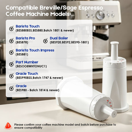 Aumerage Breville Oracle water filter, model BES008WHT0NUC1.