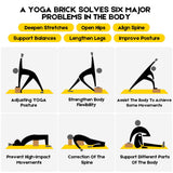 Aumerage Natural Cork Yoga Blocks 2 Pcs – High-Density, Non-Slip Yoga Blocks for Balance, Strength & Flexibility Training