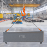 2T Sling Hook & Hammerlock Kit, 2 Sets Heavy Duty Trailer Safety Chain Hooks for Caravan, Camper & Boat Trailers-Orange