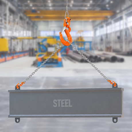 Hammerlock Trailers-Orange safety chain hooks.