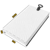 RV Truma Cowl Cover Silver Checker Aluminum Universal Flue Vent Truma Hotwater AU-White