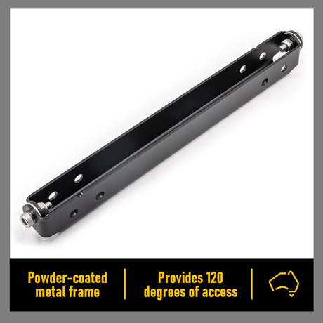 Stainless steel foldable off road winch.