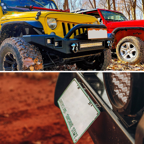 Stainless steel foldable off road winch.